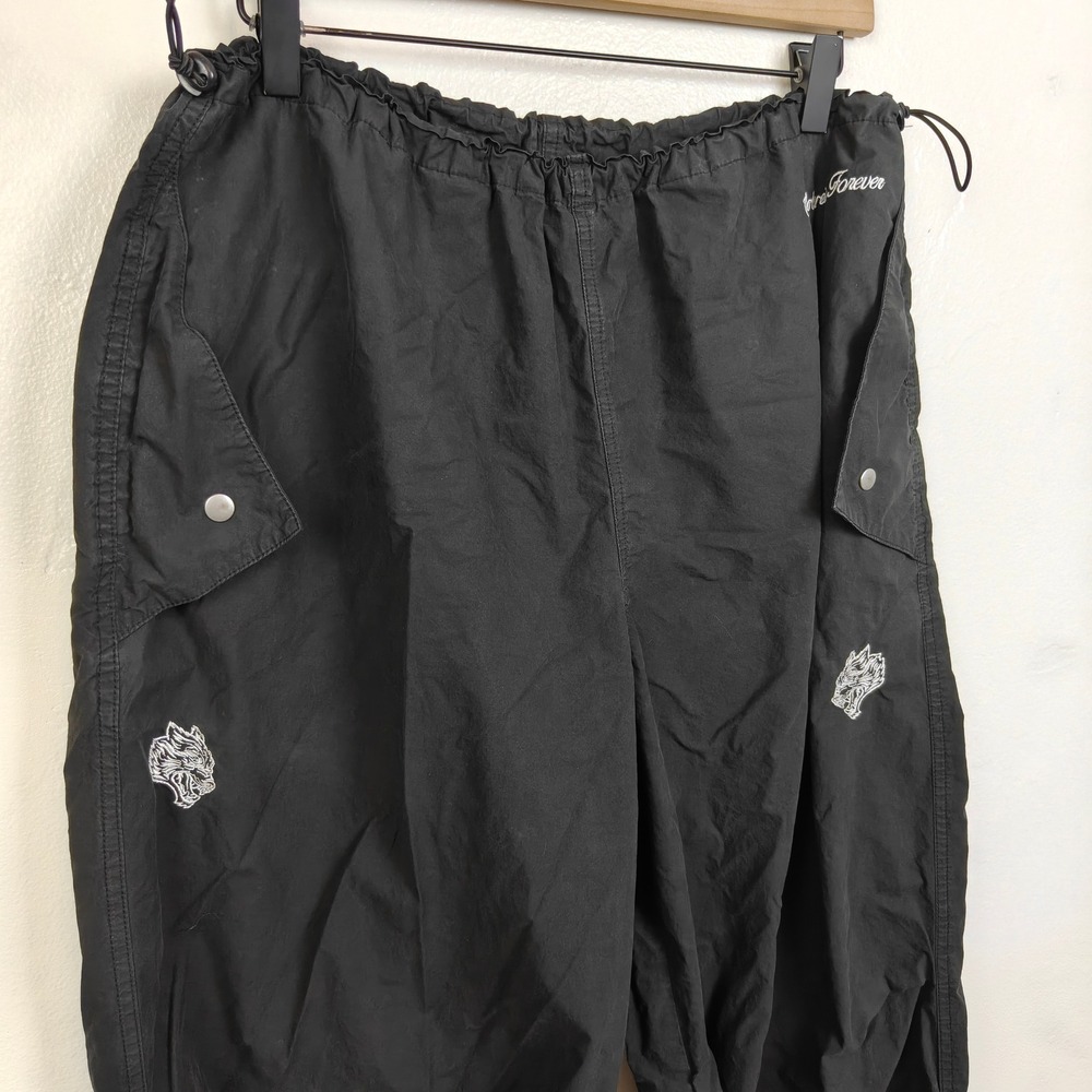 Darc Sport She She Jogger Pants Womens Medium Black Cargo Wolves Forever Street - Picture 8 of 12